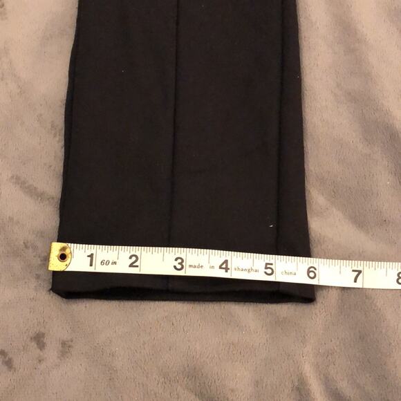 Harve Benard Black Stretch Woven Pants Woman Size 8 Pull On Casual Office - Picture 10 of 10